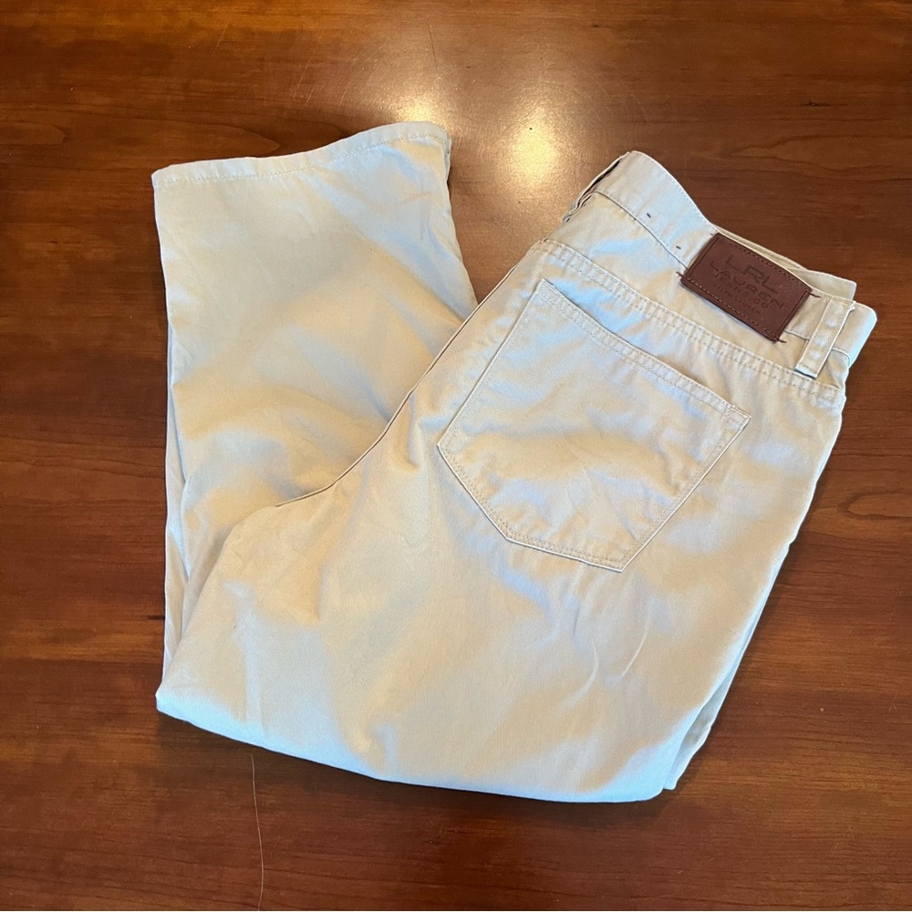 Lauren Ralph Lauren Khakis Jeans Co. Ralph Lauren Classic Midcalf Jeans Pants 10
